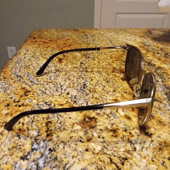 Versace Cat Eye Black Gold Polarized 2168 1377-T3 57-16-140 3P Sunglasses - Picture 9 of 13